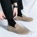 Men's Large Size Casual Fashion Slip-On Loafers Trendy Simple Formal Business Leather Shoes_vogvips.com