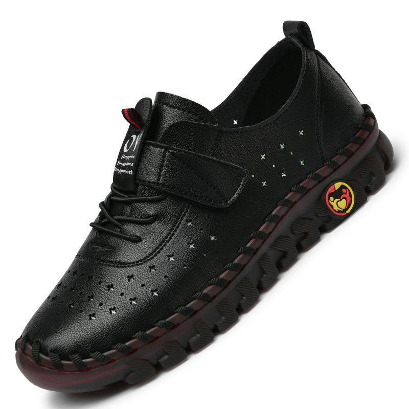 Handmade Soft-Soled Beef Tendon Mom Shoes For Women Spring And Summer Flats Casual Shoes_vogvips.com