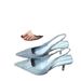 Elegant -style High-heeled Shoes, Stiletto Pointed-toe Sandals For Women, 2026 Summer New Model, Open-back_vogvips.com