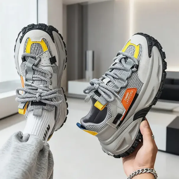 Non-slip Outdoor Sports Men's Shoes Casual Shoes Platform Heightening Dad Shoes Trendy Shoes_vogvips.com