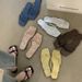 New Ins Model Silver Black Sandals, Summer 2025 Outdoor Flip-flops, French Retro Fairy Niche Style_vogvips.com