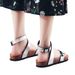 Women's Cork Sandals With High Straps – Breathable Roman Gladiator Flip Flops For Beach & Summer Fashion_vogvips.com
