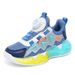Hot Selling Boys Shoes Autumn New Mesh Breathable Rotating Button Basketball Shoes Girls Lightweight Sports Shoes_vogvips.com
