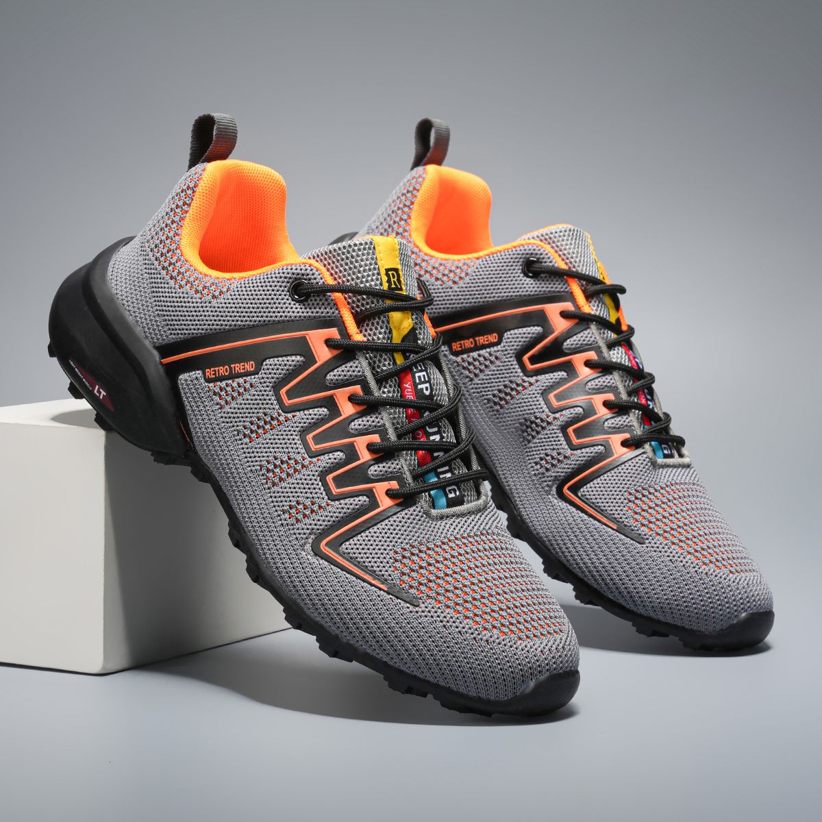 Men's Large Size Sports Outdoor Hiking Running Comfortable Casual Versatile Fashionable Training Shoes For Couples_vogvips.com
