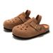 RUIZUSTOCK Spring And Autumn Children's CorkBreathable Boys' Shoes Girls' Outdoor Sandals Suede_vogvips.com