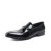 British Pointed Toe Business Formal Low-top Men's European Style Single Shoes Patent Leather Breathable_vogvips.com