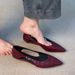 Women's Hollow out Flat Sandals Pointed Toe Open Toe Low Cut Summer Wear Exquisitely Beautiful And Sophisticated Shoes_vogvips.com