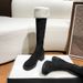 Women's Over-The-Knee Boots New High, Long, Heavy-Soled Lamb Fleece Boots With Chunky Heels_vogvips.com