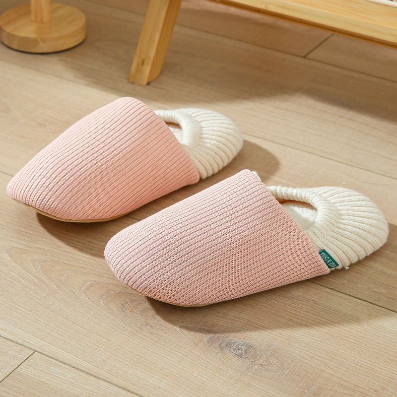 MTX Autumn Winter Dual-use Heel-covering Maternity Cotton Women, Silent Wooden Floor Soft Sole Deer Leather Velvet Warm_vogvips.com