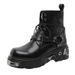Short Boots Punk Style Big Head Platform Martin Boots Retro Style Muffin Locomotive Men's Boots_vogvips.com