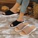 Women's Plus Size Wedge Sandals Breathable Mesh Thick Soled Casual Beach Sandals Suitable_vogvips.com