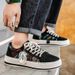 Men's Shoes 2026 Spring New Breathable Canvas Shoes Men's Cloth Shoes All-match Board Shoes Comfortable Non-slip Casual Sports Shoes_vogvips.com