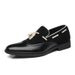 Men's slip-on bean shoes men's plus-size fringe loafers_vogvips.com