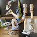 Dad Shoes Female Student Sports Running Shoes Casual Shoes Platform Height Increase_vogvips.com