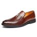 New Fashion Genuine Leather Tassel Business Casual Loafer Shoes For Men Black Business Formal Leather Shoes For Daily Office Casual Men's Shoes For Dr_vogvips.com