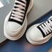 LowTop Canvas ThickSoled HeightIncreasing LaceUp RoundToe Unisex Couple Casual Dad Shoes ColorBlock D_vogvips.com