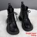 Soft Leather Fleece-Lined Martin Boots For Women, 2025 Autumn And Winter New Thick-Soled Warm Short Boots, Flat_vogvips.com