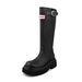Sheepskin Version~ Outdoor Red Rain For Women 2025 New Round Toe Thick Sole High Tube Riding Over-the-Knee Long Boots_vogvips.com