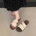 Super Stylish Flat Women, Summer Outdoor Wear, 2026 New Model, Suitable For Pairing With Skirts, Fairy-Style Beach_vogvips.com