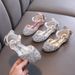 New Small Big Child Girl Princess Baby Single Shoe Sandals Dance Performance Shoes_vogvips.com