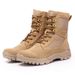European Warm Series Jihua 3515 Strongman Men's Outdoor Breathable Wear-resistant Desert High-top Spring And Autumn Hiking Martin Boots_vogvips.com