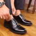 Suitable For All Seasons 2025 Business Large Size Three-Joint Leather Men's Round Toe Lace-Up Formal Casual Single Shoes_vogvips.com