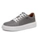 Men's Little White Shoes Cowhide Board Shoes Soft Leather Soft Sole Breathable Large Size Multi-color Sports And Leisure Shoes_vogvips.com
