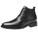 European Warm Series Autumn Winter New Patchwork British Boots Casual Leather High-top Business Cowhide Korean Fashion Trend Men's Shoes_vogvips.com