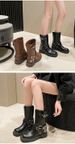 Martin Boots Women's Western Cowboy Ankle Boots 2025 New Spring And Autumn Retro Knight Boots_vogvips.com