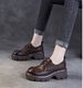 Echte Loafer Für Damen, Neuer Frühlings- Und Herbststil, Lässige Einzelschuhe Aus Rindsleder Der Ersten Schicht, Dicke Sohle Zum Pendeln_vogvips.com