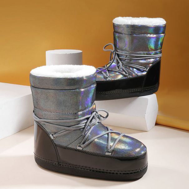 Women's Shoes Snow Boots Big Cotton Boots Cute Boots Thin Legs Warm Cold And Non-slip Shoes_vogvips.com