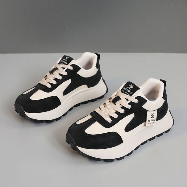 YB2F28 New Breathable White Shoes 2025 Spring And Autumn Wear Resistant Casual Thin Bottom Heightened Korean College Sneakers_vogvips.com