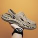 Men's Soft Soled Garden Shoes Trend All-match Slippers Men's Overhead Sandals Breathable Beach Shoes_vogvips.com