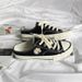 Little Daisy Half Dragged Canvas For Women Spring/Summer New Style Student Korean Edition One Step Heel Lazy Shoes_vogvips.com