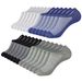Solid color cotton socks spring summer breathable absorbent short medium tube large neutral casual socks_vogvips.com