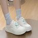 Women's Shoes Thick Sole Casual Shoes Student Sports Running Shoes Ins Daily Trendy Sneaker Vacation Walking Shoe_vogvips.com
