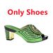Row Diamond Pattern To Wear Round Toe High Heels Banquet Party Fashion Sandals With Handbag Set_vogvips.com