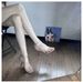 Women's Black Square-toed One-strap Sandals, New Summer Model, Popular On Social Media, European And American_vogvips.com