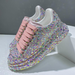 Water-drill Street Dad Shoes For Women, 2023 New Style, Slimming, Classic Casual Mai Kun Thick-soled Leisure Shoes_vogvips.com