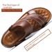 Men’s Shoes Summer New Men's Sandals Men's Leather Beach Shoes Casual Men's Shoes Fashion Slippers_vogvips.com