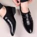 2026 Men's Business Dress Shoes Large Size Men's Shoes Pointed Breathable Casual Everything With Grooms And Groomsmen Shoes_vogvips.com