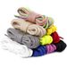 Shoelaces, Black And White, Colorful Athletic White Sneakers, Basketball Shoes, Chunky Sneakers, Casual Shoes_vogvips.com