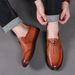 European Warm Series Fleece-Lined Warm Leather Autumn Winter New Handmade Breathable Top Layer Cowhide Casual Men's Shoes_vogvips.com
