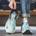 Summer Casual Men, New Fashionable Versatile Breathable Mesh Rotating Buckle Running Shoes Suitable For Outdoor Sports_vogvips.com