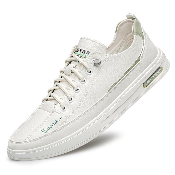 Breathable Outdoor Casual Walking Small White Board Shoes Men's Shoes Sports Men's Leather Shoes_vogvips.com