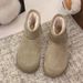 Snow Boots Women's Fur Integrated Fleece Thickened Bread Shoes Warm Cotton Shoes Women_vogvips.com