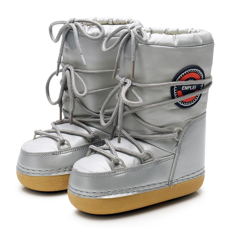 2025 he same style is exported to Europe America autumn and winter women's snow space trendy parent child ski boots SNOW_vogvips.com