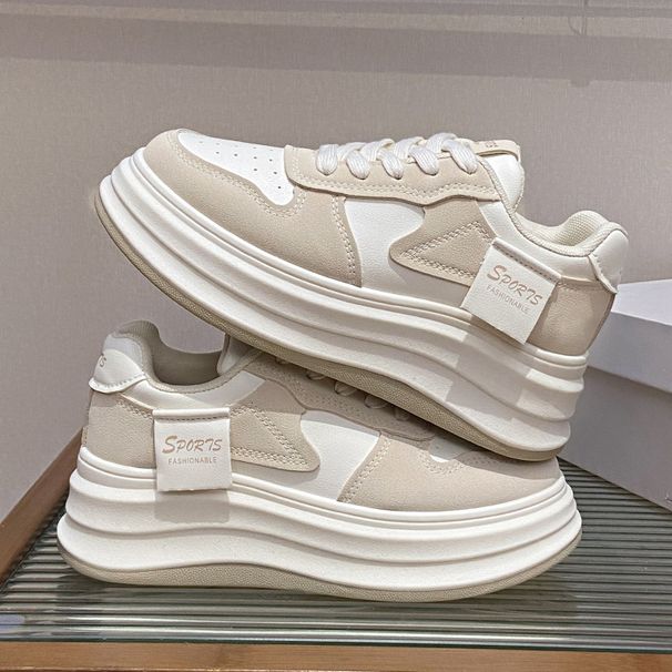 Little White Shoes Female And Female Students Leisure Sports Versatile Board Shoes Street Shooting_vogvips.com