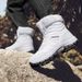 Winter Snow Boots Men Warm Plush Lace-up Anti-slip High-top Hiking Shoes Women Casual Soft Breathable Outdoor Casual Shoes Women_vogvips.com