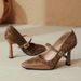 French Mary Jane Red Heels Stiletto 9cm Sexy 2025 New Leopard Print Patchwork Square Toe High Heel Pumps_vogvips.com